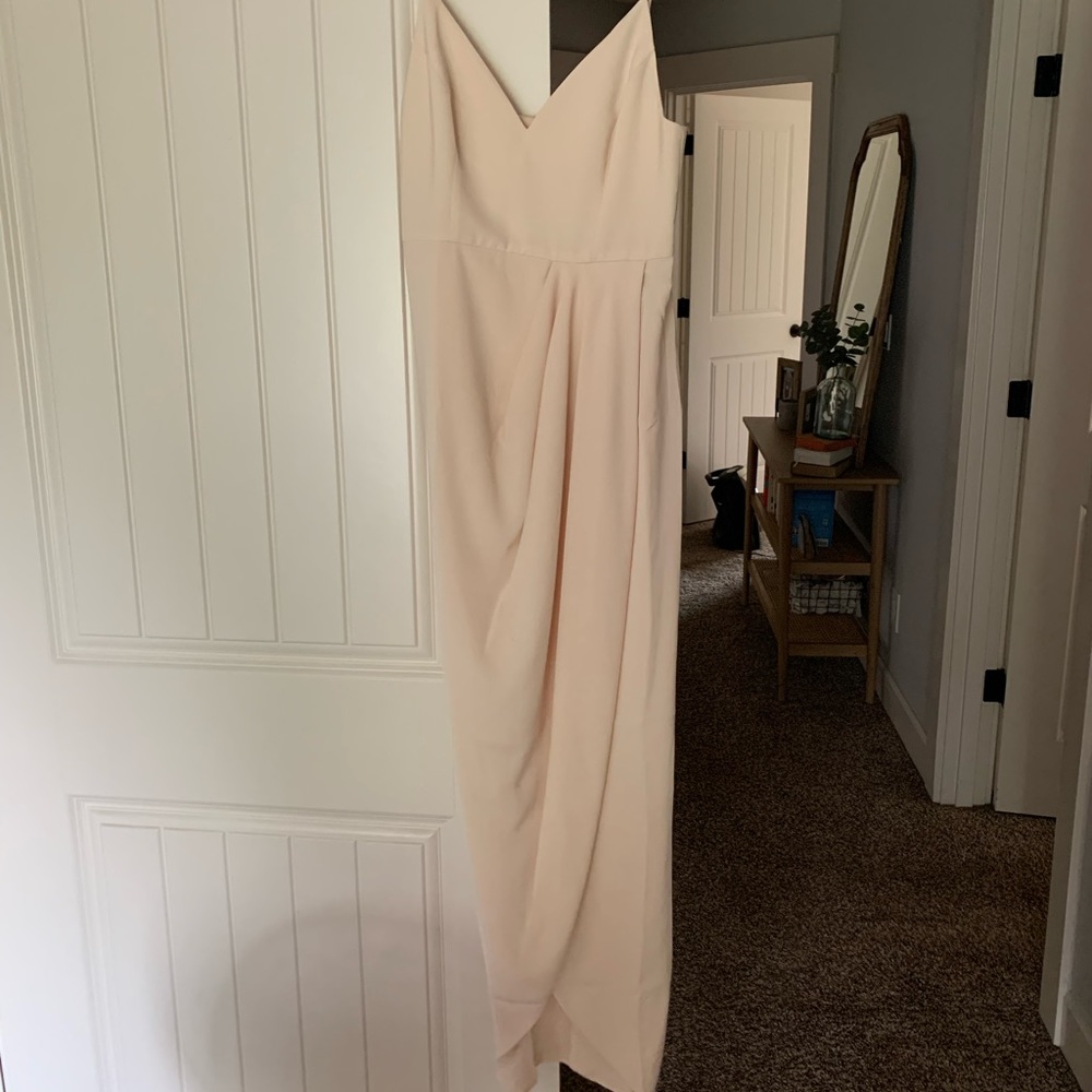 Nude Shona Joy Bridesmaid Dress